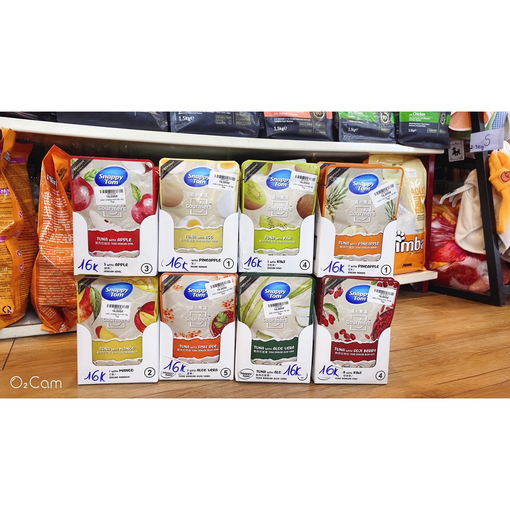 Pate snappy tom premium trái cây 70gr cho mèo