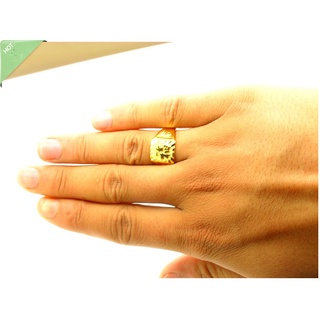 Nhẫn Phong Thủy, Nam Nữ, Mạ vàng 18K, không đen, không gỉ, mang lại tài lộc - Giá cực rẻ