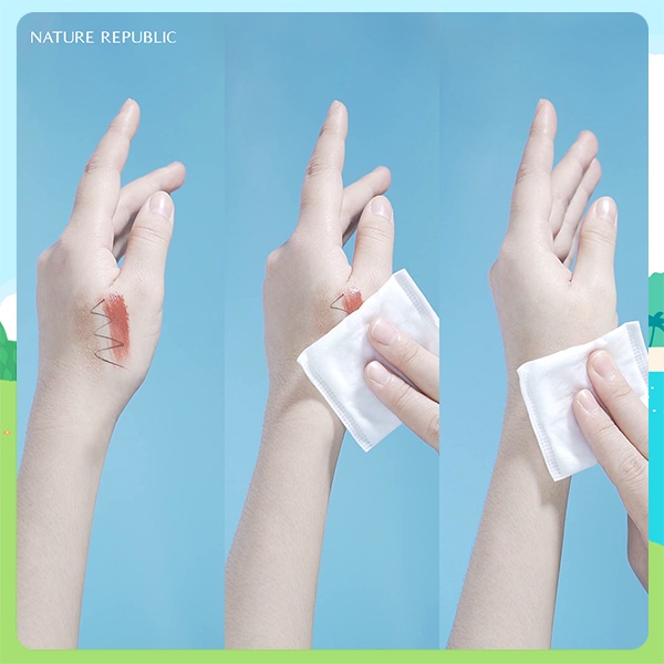 Sáp chống nắng Nature Republic 24g - Nước tẩy trang Mineral Nature Republic 500ml