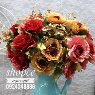 🌹Cành Hoa Hồng Nhũ Cao Cấp