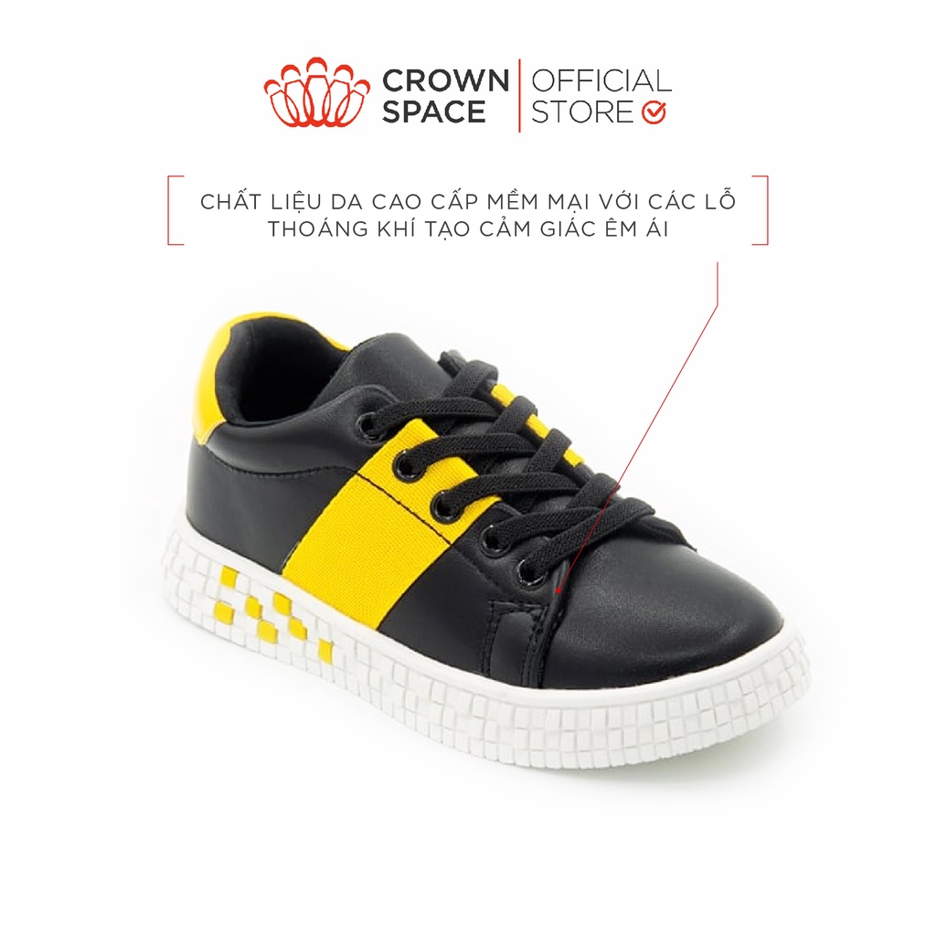 Giày Sneaker Bé Trai Bé Gái Cổ Thấp Crown Space UK Active Trẻ em Cao Câp PHIÊN BẢN CAO CẤP PREMIUM CRUK255