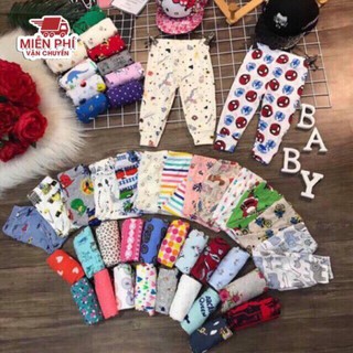 Quần chục dài cotton BOZIP combo 5 quần cho bé trai, bé gái 3-15kg