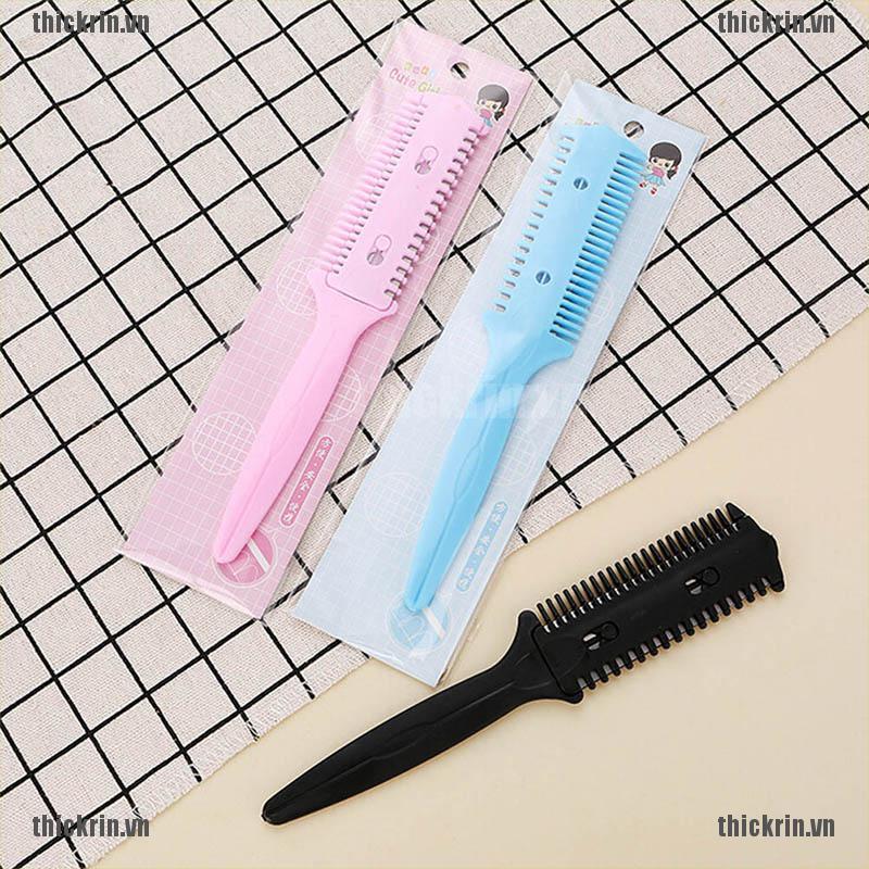 <Hot~new>hairdressing tool barber scissor hair cut styling razor magic blade comb