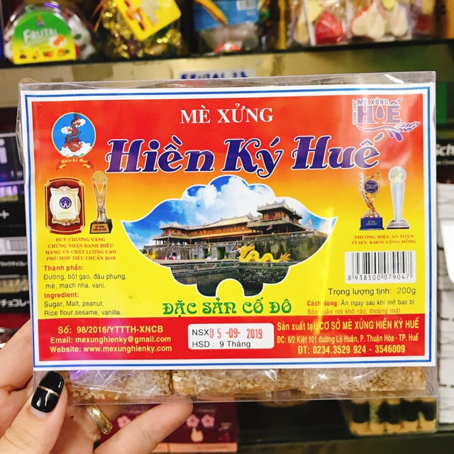 Mè Xửng Hiền Ký Đặc Sản Huế Gói 200gr | BigBuy360 - bigbuy360.vn