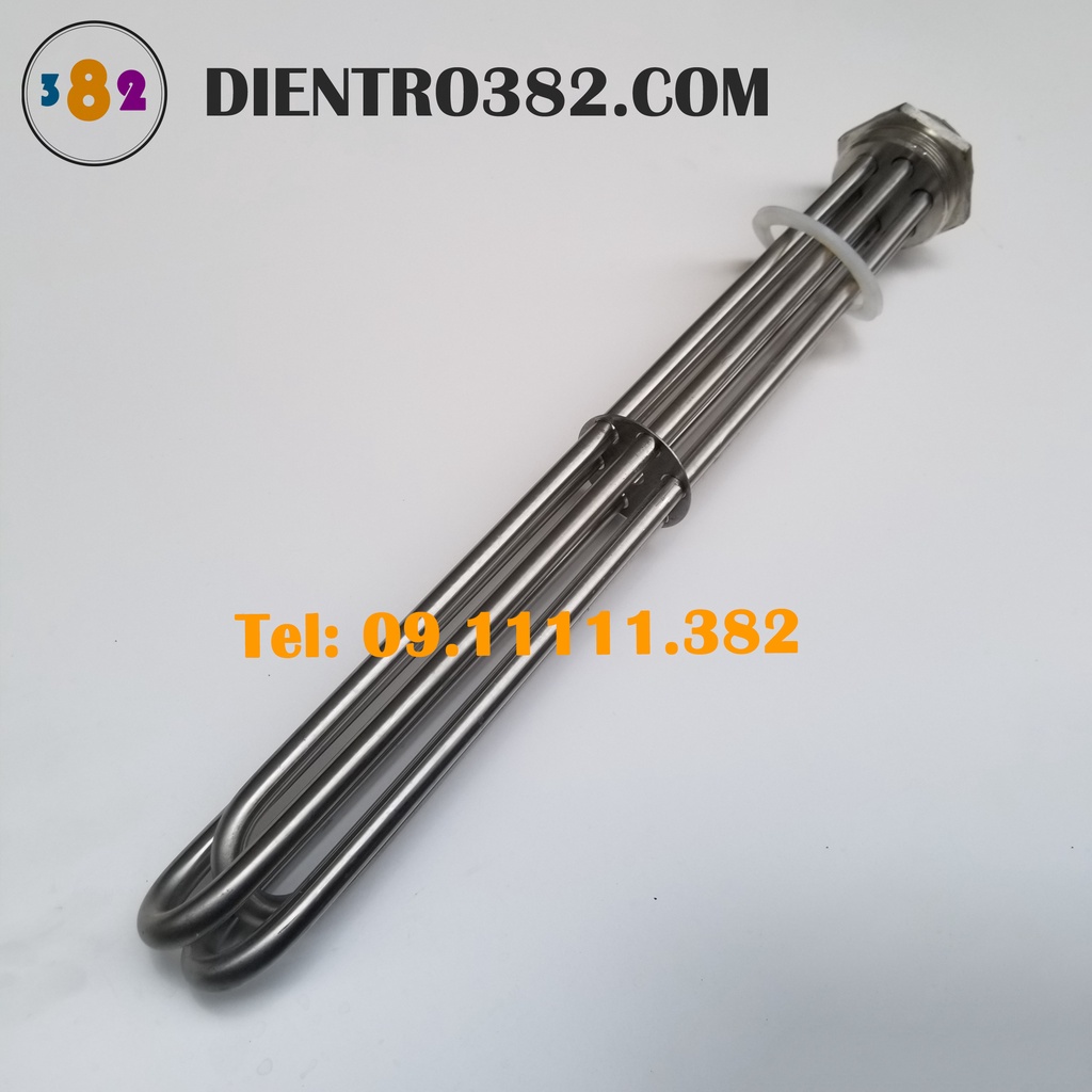 Thanh nhiệt ren phi 59 công suất 12kw cho nồi hơi, đun nước sôi và đun dầu công suất 12kw