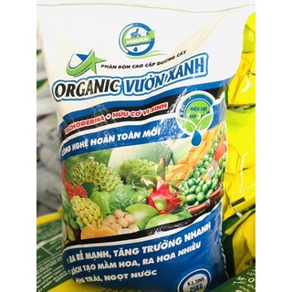 Phân bón hữu cơ Organic Vườn Xanh_hữu cơ vi sinh+trichoderma 1kg