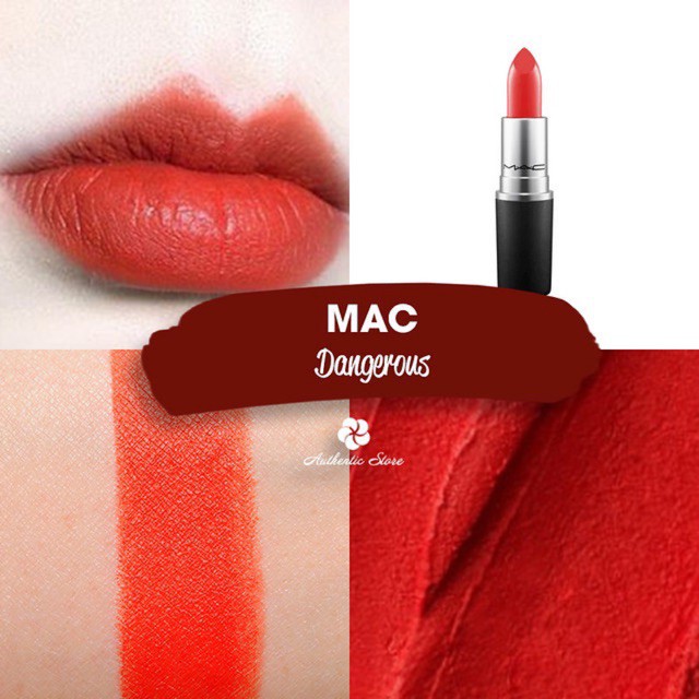 MAC - Son lì Mac Retro Matte Lipstick 3g màu Dangerous 702