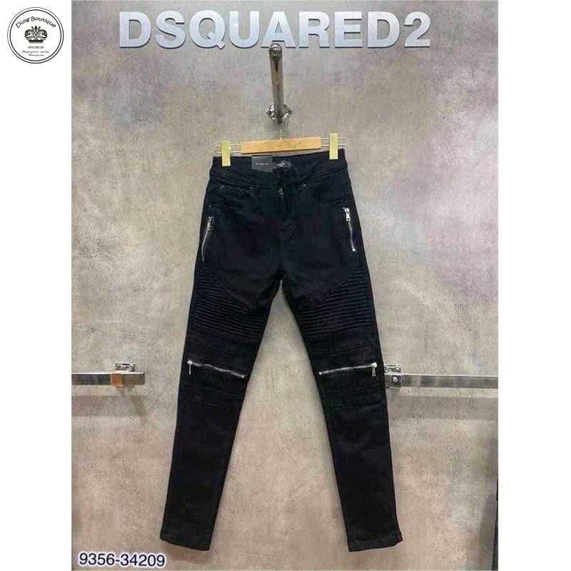 Quần bò nam cao cấp hàng spf khoá 2 bên và khó gối phong cách thời trang cá tính