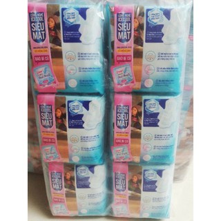 Combo 6 gói sensi cool fresh siêu mỏng cánh mát lạnh