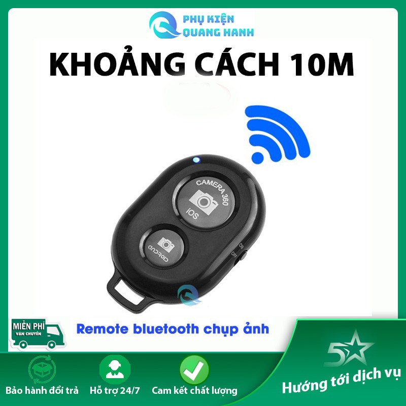 Remote chụp ảnh cho điện thoại Bluetooth Shutter