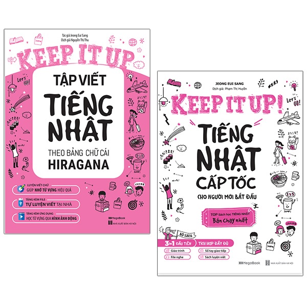 Sách Bộ Sách Keep It Up - Tiếng Nhật Cấp Tốc Cho Người Mới Bắt Đầu