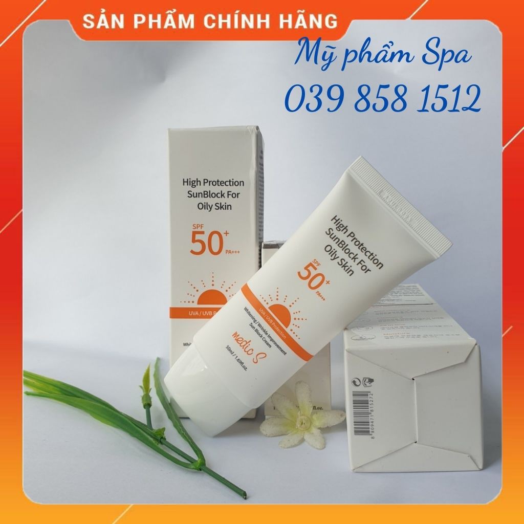 [Video Quay Thật] Kem Chống Nắng Vật Lý MEDIC S 50ml - Mỹ Phẩm Hàn Quốc Chính Hãng