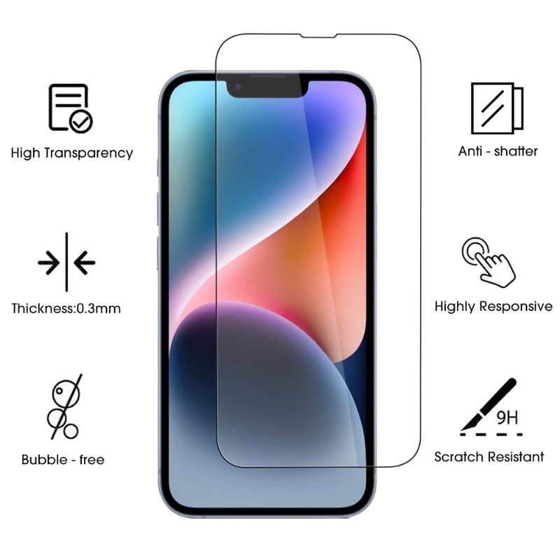 Kính Cường Lực 9D Bảo Vệ Toàn Màn Hình Cho AP IP14 Plus Pro Max