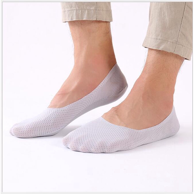 Vớ lưới cotton mỏng thoáng khí chống trượt cho nam nữ