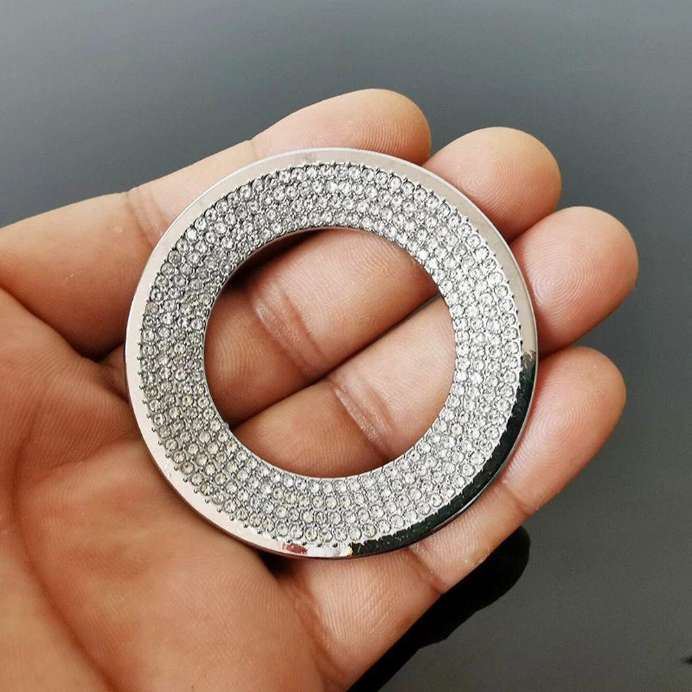 Miếng Dán Vô Lăng Xe Hơi Đính Đá Trang Trí Sang Trọng Cho Xe Ô Tô toyota Merces bmw