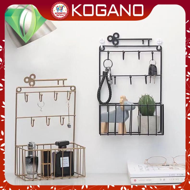 Giá Treo Đồ KOGANO Giá Để Đồ Trang Sức, Treo Chìa Khóa, Treo Khẩu Trang Đa Năng Tiện Dụng HG-001285