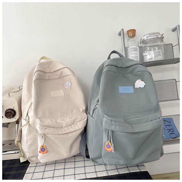 Balo Trơn Basic Ulzzang Màu Pastel B05