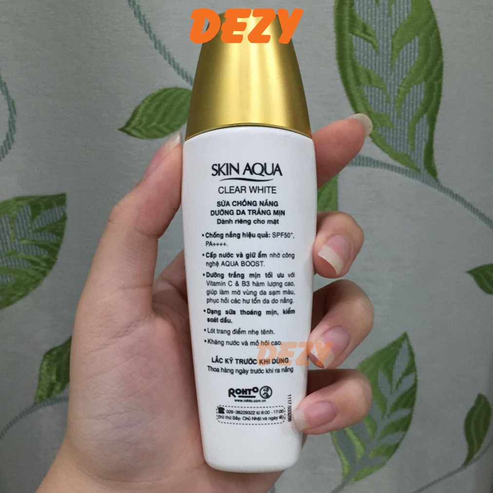 Kem Chống Nắng Sunplay Skin Aqua Nắp Vàng / Nắp Xanh / Nắp Trắng / Hồng Cho Da Mặt - Kcn Nhật Bản Dạng Sữa Gel NPP Dezy