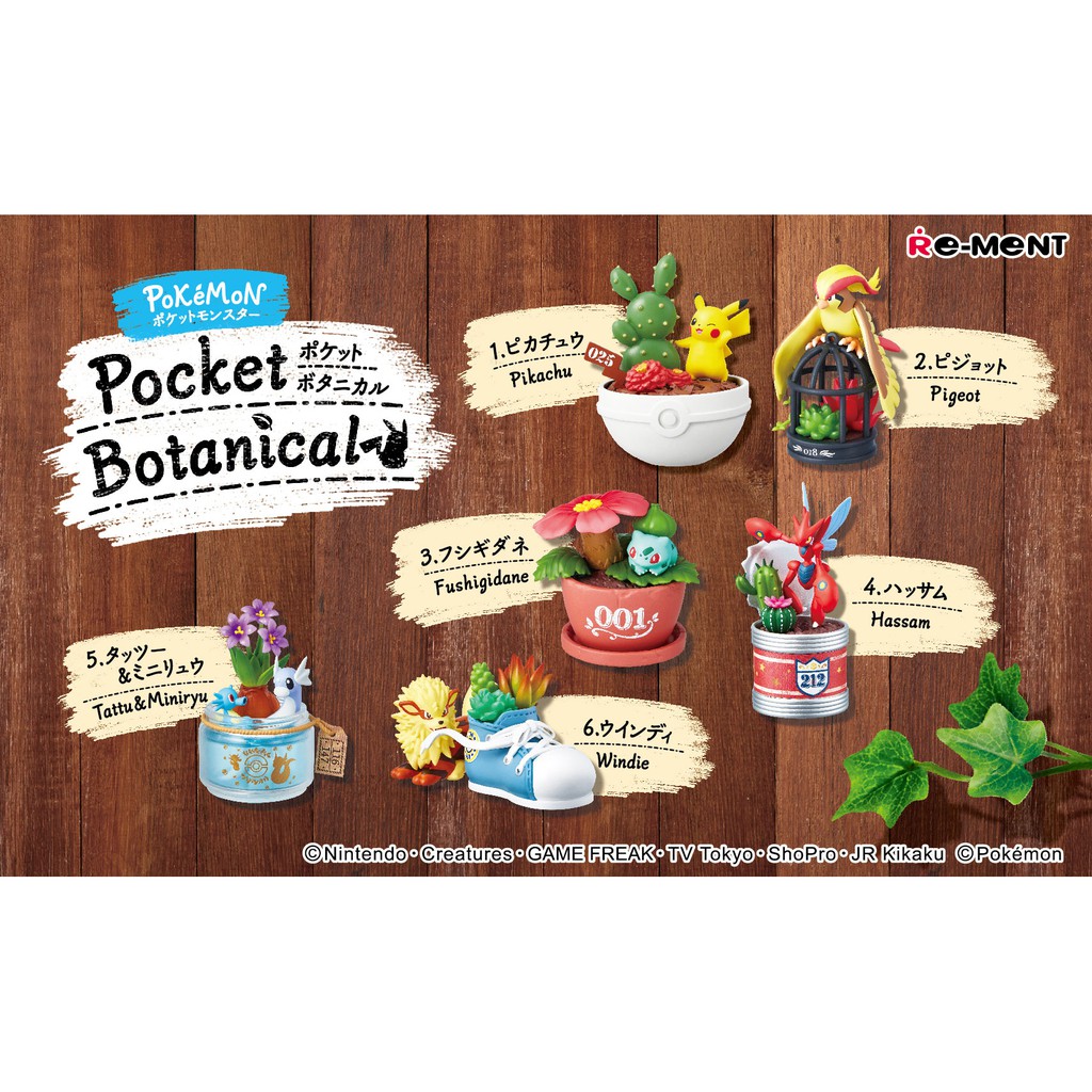 [Mã LIFEXANH24 giảm 10% đơn 99K] Đồ chơi mô hình Pokemon Rement – Pocket Botanical (Pokémon)