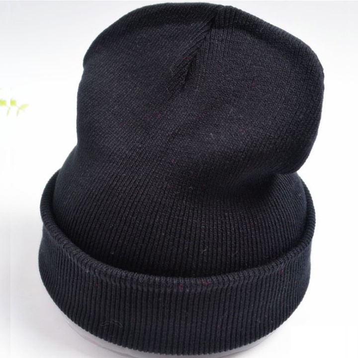 Mũ nón beanie AMIHOUSE nam nữ ngắn trơn nhiều màu chất len dày dặn