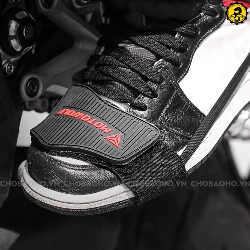 [Chính hãng] Đệm Bảo Vệ Giày Đá Cần Số Motowolf Đi Xe Máy