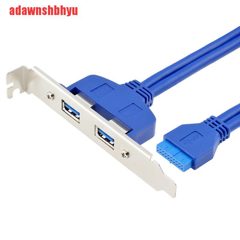 Cáp Chuyển Đổi Adawnshuyu) 2 Usb 3.0 Female Sang Bo Mạch Chủ 20pin