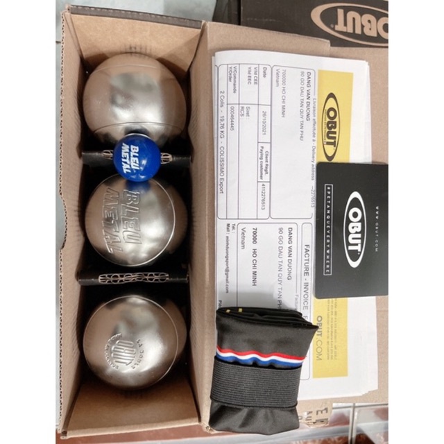 Bi sắt Thi Đấu Obut bleu metal