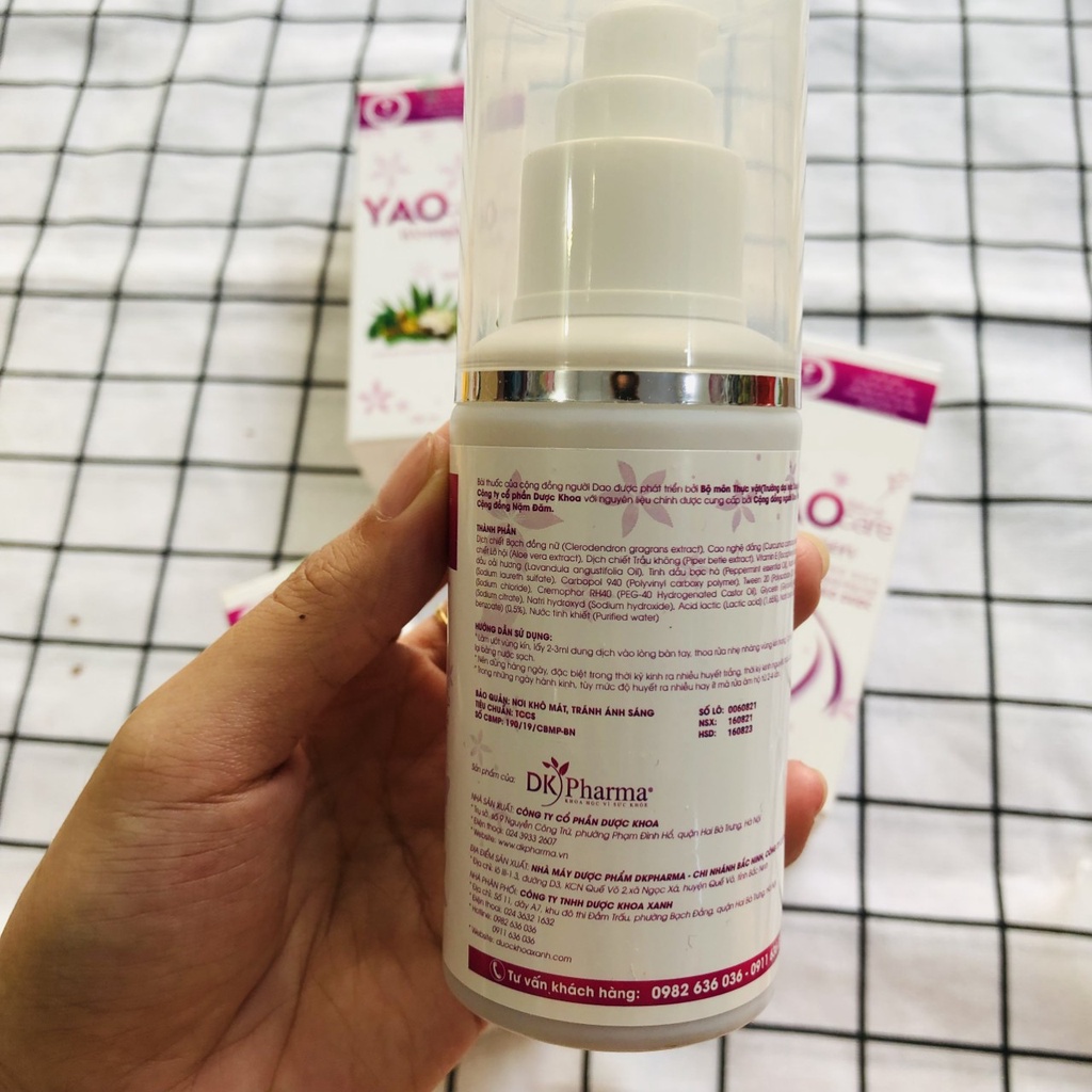 [100ml] Dung dịch vệ sinh thảo dược Yaocare Women