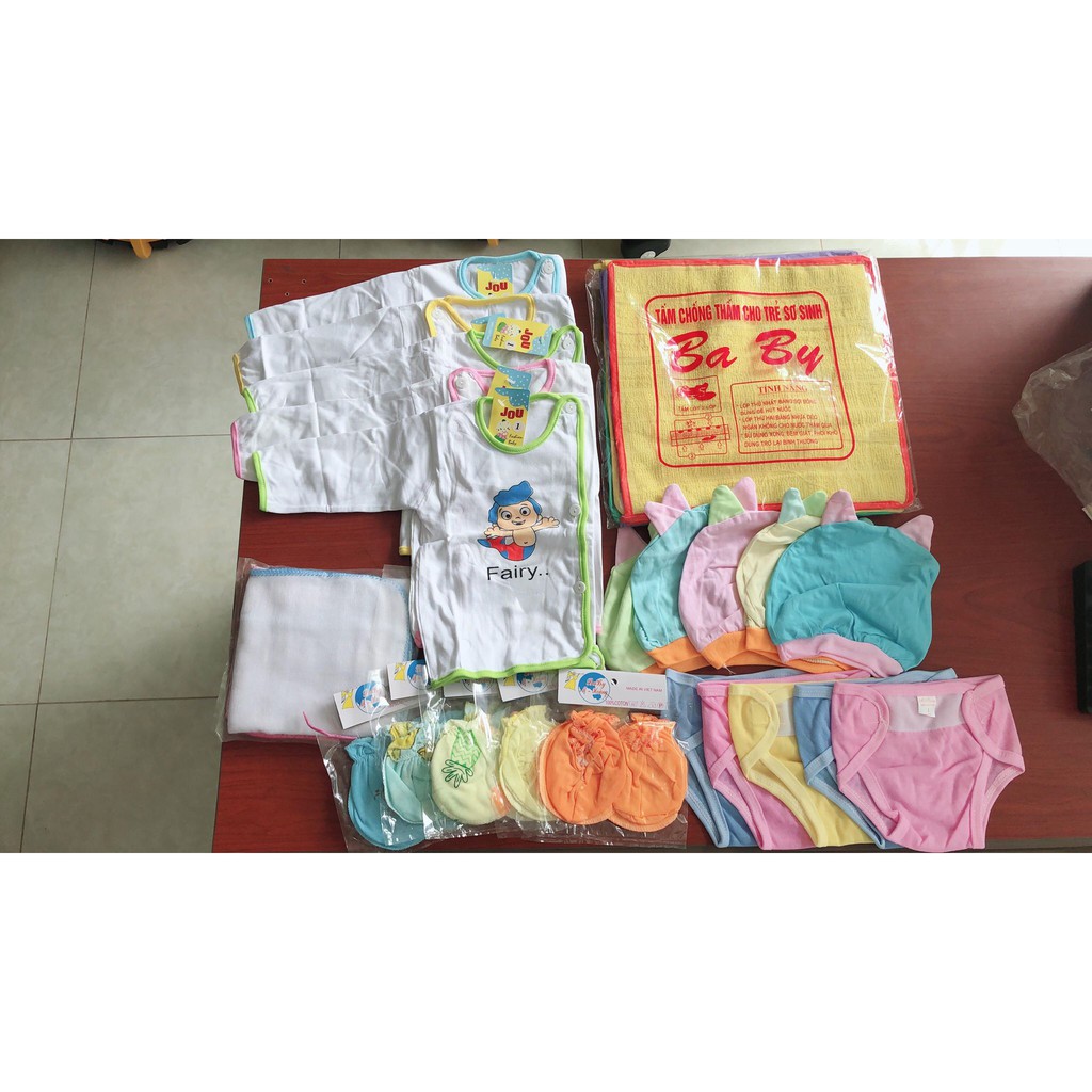 Combo 60 móm đồ dùng cho bé sơ sinh