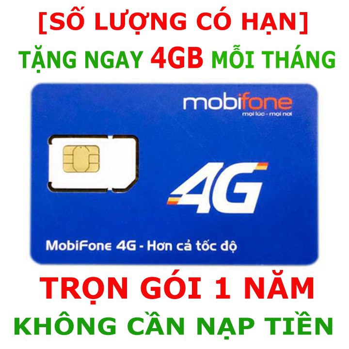 SIM 4G MOBI VIETTEL VINA MDT250A 12ST60N D500 KHUYẾN MÃI 1 NĂM KHÔNG NẠP TIỀN