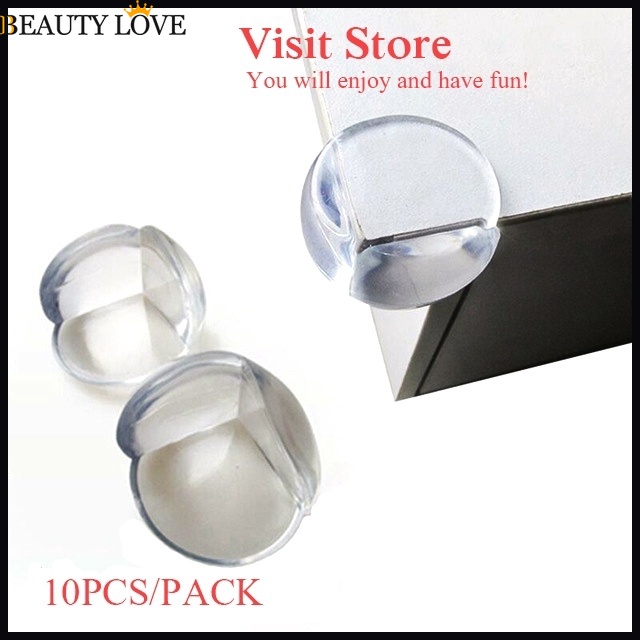 Bộ 10 Vỏ Bọc Góc Bàn Bằng Silicon Bảo Vệ An Toàn Cho Bé