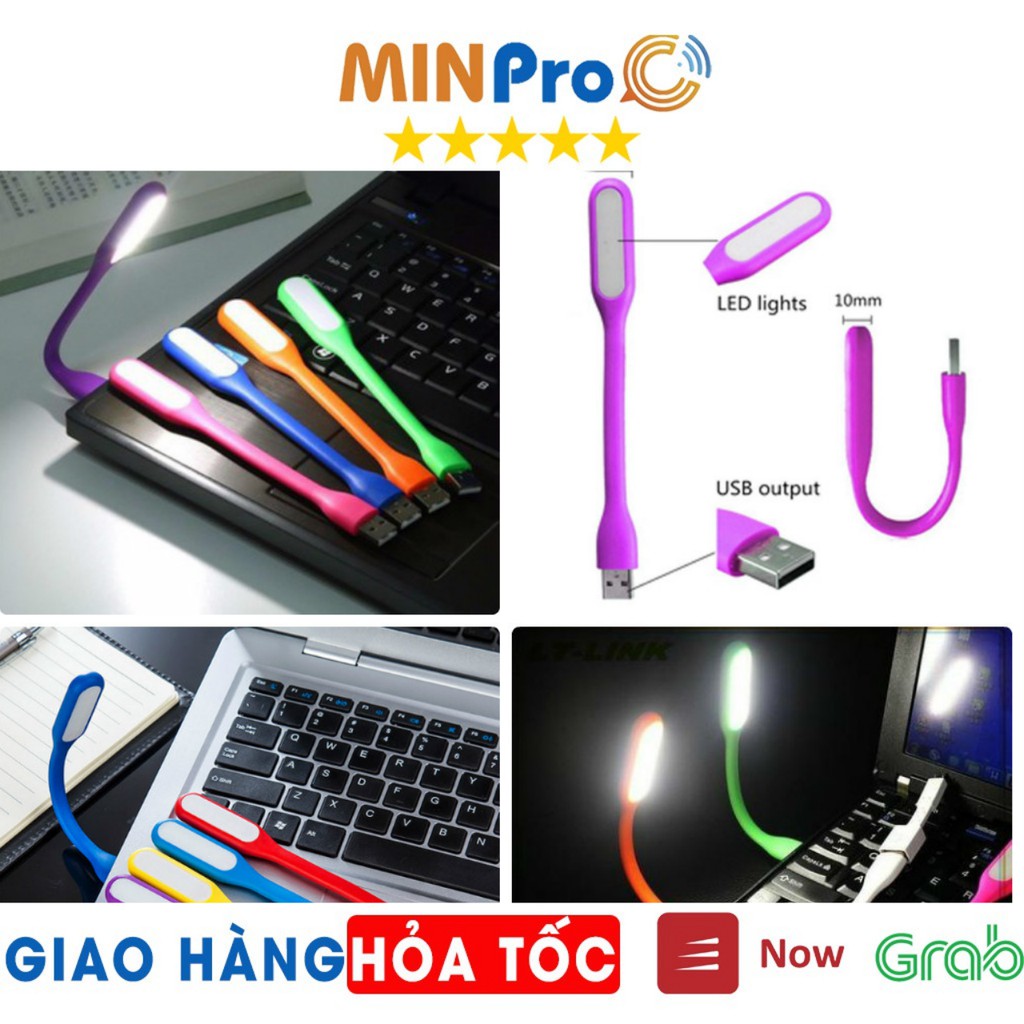 Đèn led USB dẻo mini siêu sáng và nhiều màu 5V 1.2W - MINPRO