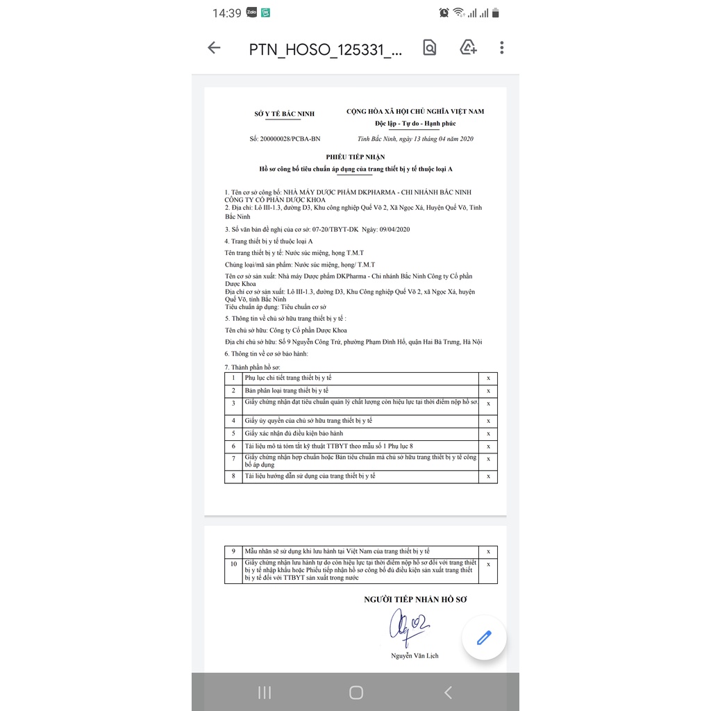 NƯỚC SÚC MIỆNG T.M.T – Vệ sinh, kháng khuẩn Răng – Miệng – Họng