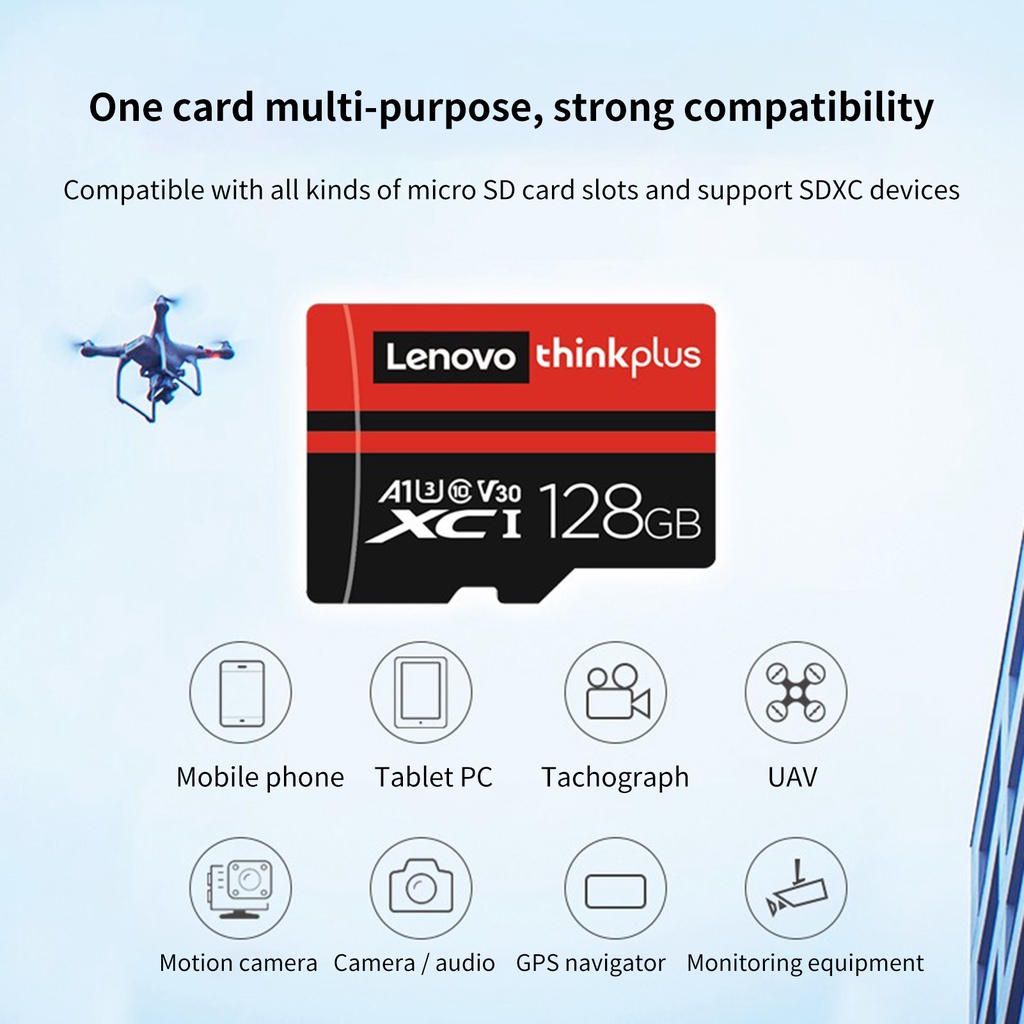 Thẻ nhớ Micro TF102 Lenovo ABS 4GB 8GB 16GB 32GB 64GB 128GB tộc độ cao chống thấm nước
