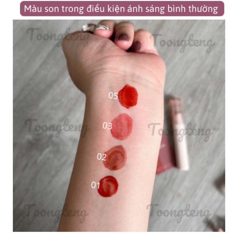 Son tint Gấu tráng gương Cappuvini lâu trôi màu tự nhiên không cần makeup phù hợp học sinh