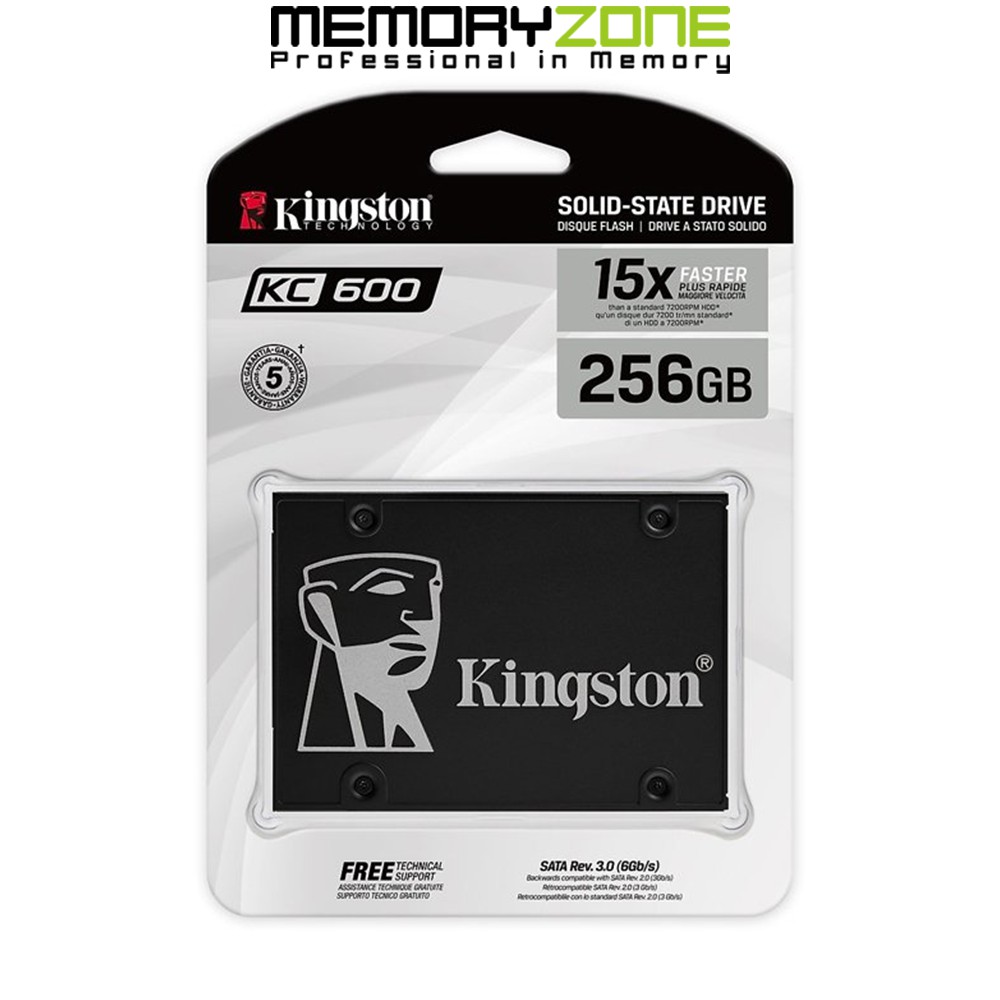 Ổ cứng SSD Kingston KC600 256GB 2.5Inch SATA III SKC600/256G