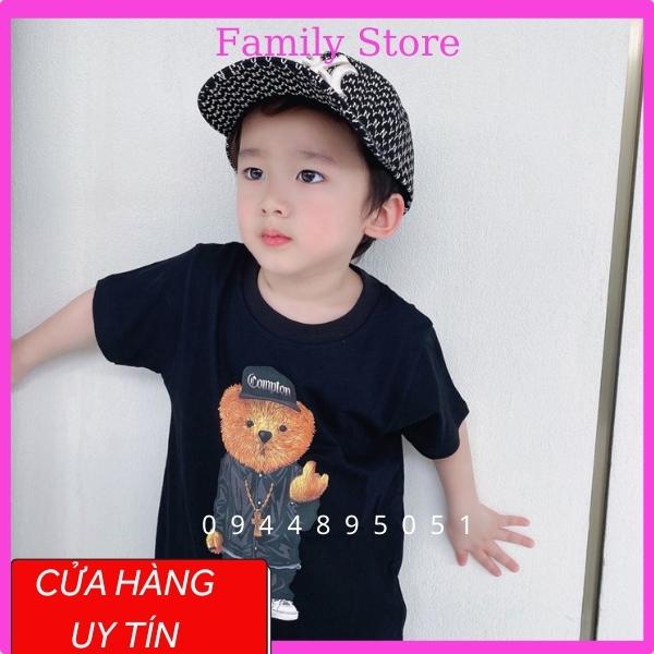 áo thun gia đình cổ tròn năng đô gj, thấm hút mồ hôi. Family store