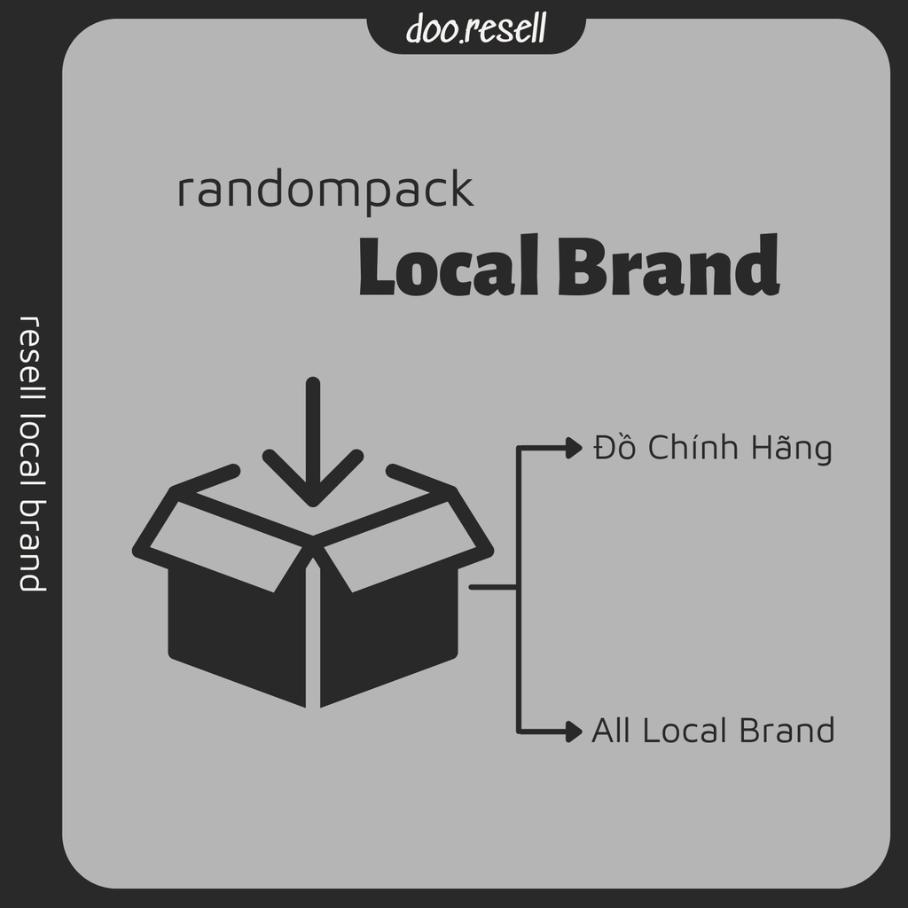 Hộp quà may mắn Randompack Local Brand Chính Hãng ( Random Pack Nhận Ngay Local Brand Bất Kì )