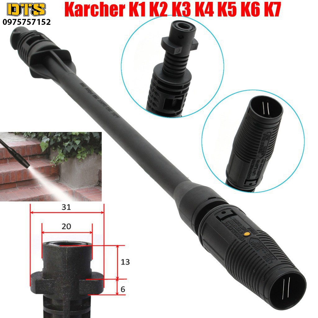 Đầu phun chỉnh áp lực cho máy rửa xe cao áp Karcher K1, K2 - K7