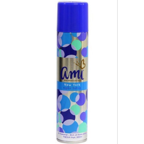 Xịt phòng chai Ami 280ml (5 hương) - 037