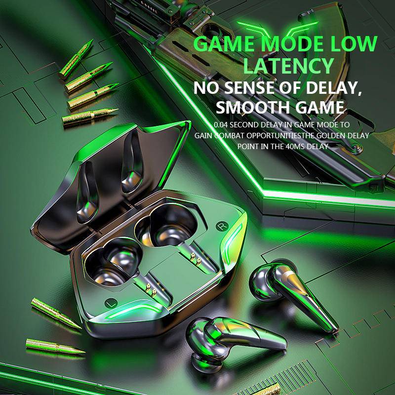 Tai Nghe Chơi Game Bluetooth Không Dây Hifi Chống Nước Giảm Tiếng Ồn IPX5