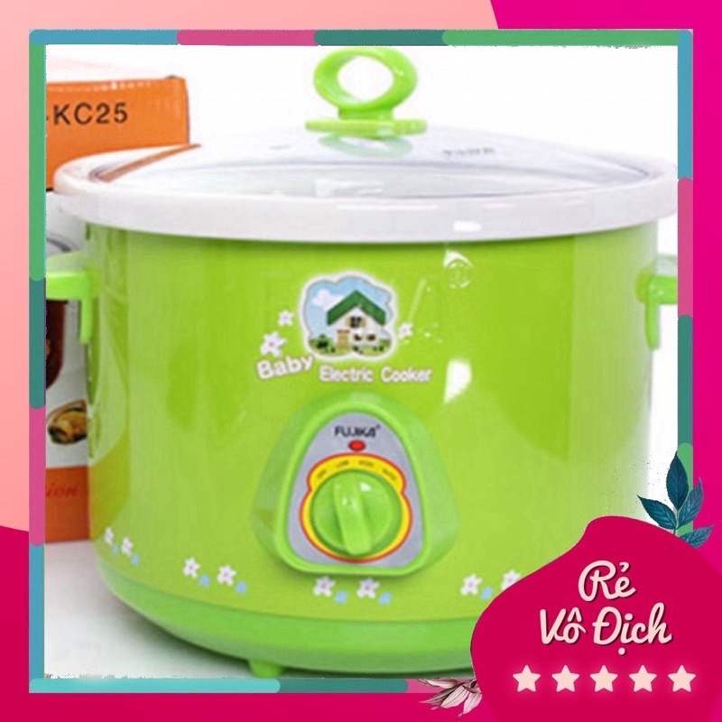 Nồi Kho Cá - Nấu Cháo Chậm Đa Năng 1,5L-2,5L Bảo Hành 12 Tháng (Màu Xanh)