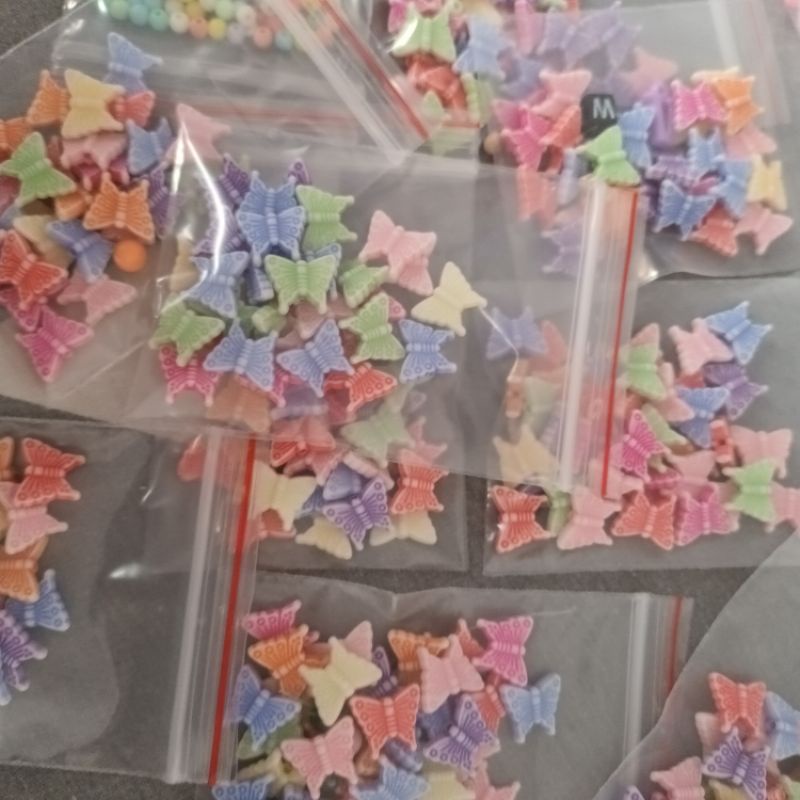 Bịch 30 nơ nhựa làm trang sức handmade