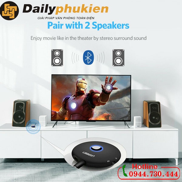 Bộ thu phát Bluetooth 4.2 Ugreen 40762 dailyphukien