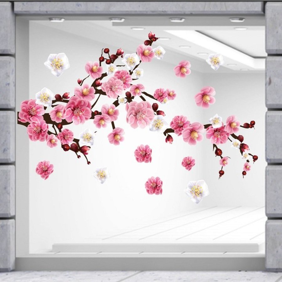 Decal dán kính và dán tường trang trí tết cao cấp Lân sư cùng ông địa giá rẻ siêu đẹp - Decal tết màu sắc nét