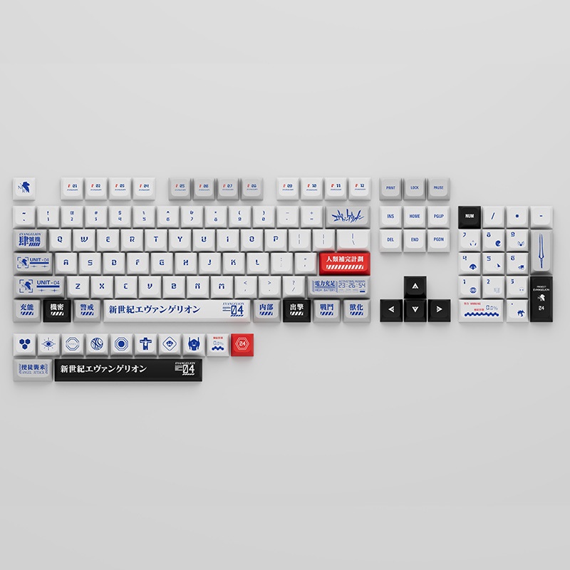 EVA-04 Keycaps XDA Hồ sơ EVANGELION Chủ đề Anime PBT DYE SUB Bàn phím cơ Keycaps