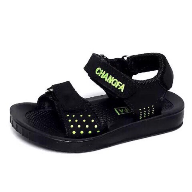 Sandal Nam ChangFa Đế Đúc 2 Quai Ngang Xé Dán Đi Mưa Siêu Bền - Size 35-43 Chuẩn Form - Lucky Girl shop