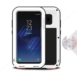 Ốp lưng siêu chống shock kháng nước Love Mei cho S8 Silver - Ốp lưng đi phượt