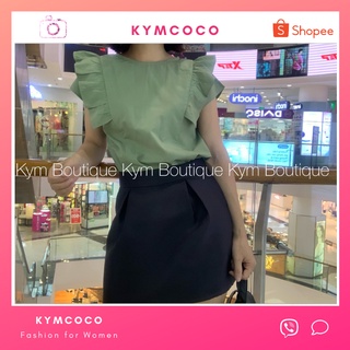 Áo sơ mi nữ kiểu hàn quốc nữ áo kiểu nhiều màu KymCoco SM03