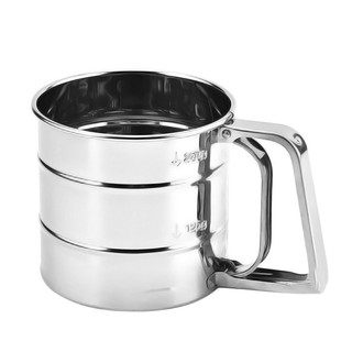 Cốc rây bột inox có tay cầm (DC 117)
